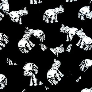 Elephant Print Crewneck Sweatshirt